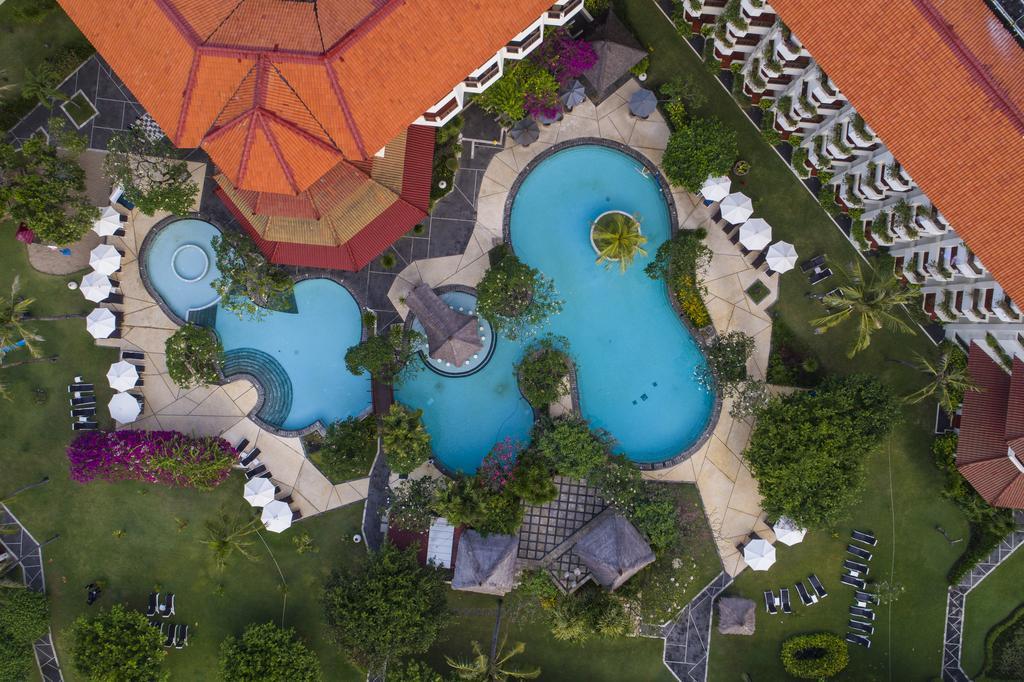Grand Mirage Resort & Thalasso Bali Nusa Dua  Exterior foto Aerial view of the resort